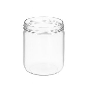 Pot verre standard cylindrique bague 82TO 390 mL Verre Blanc Cylindrique