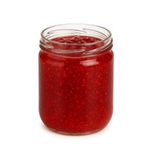 Pot verre standard cylindrique bague 82TO 390 mL Verre Blanc Cylindrique remplis confiture