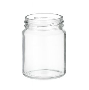 Pot verre standard cylindrique bague 48TO 106 mL Verre Blanc Cylindrique