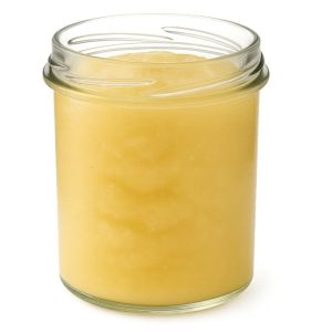 Pot verre conique bague protégée 82TO 350 mL Verre Blanc Conique remplis compote