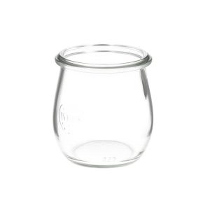 Pot verre Weck tulipe, diamètre 60mm 220 mL Verre Blanc Tulipe
