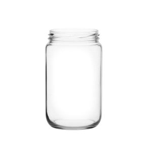 Pot verre standard cylindrique bague 82TO 750 mL Verre Blanc Cylindrique