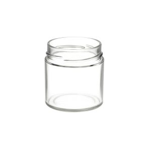 Pot verre premium droit jupe haute bague 66TOD 212 mL Verre Blanc Cylindrique