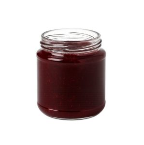 Pot verre standard cylindrique bague 53TO 106 mL Verre Blanc Cylindrique Bas remplis confiture