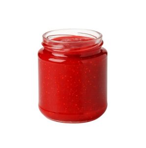 Pot verre standard cylindrique bague 53TO 106 mL Verre Blanc Cylindrique Bas remplis sauce