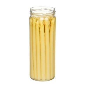 Pot verre asperge bague 63TO 500 mL Verre Blanc Cylindrique remplis asperge