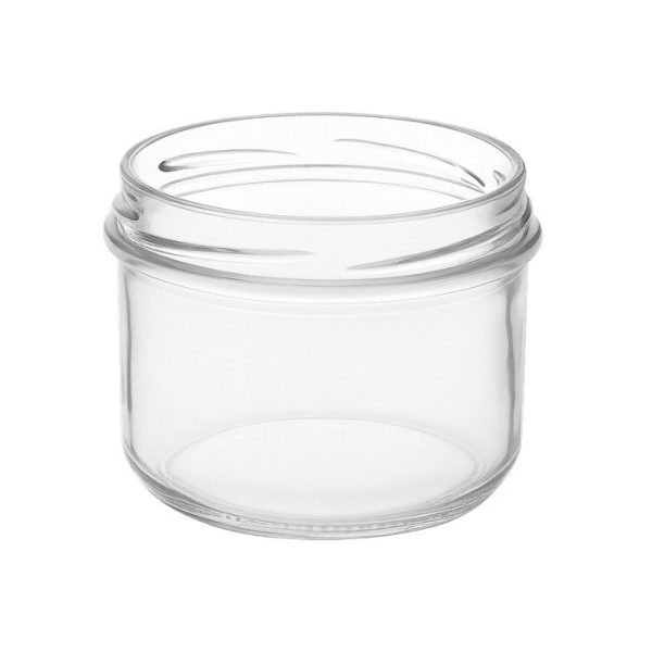 Pot verre bonta bague protégée 82TO 262 mL Verre Blanc Cylindrique