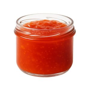 Pot verre bonta bague protégée 82TO 262 mL Verre Blanc Cylindrique remplis confiture