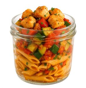 Pot verre conique bague 82TO 236 mL Verre Blanc Conique remplis plats cuisinés