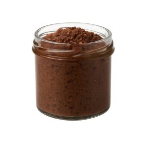 Pot verre droit bague protégée 63TO 130 mL Verre Blanc Cylindrique remplis tapenade