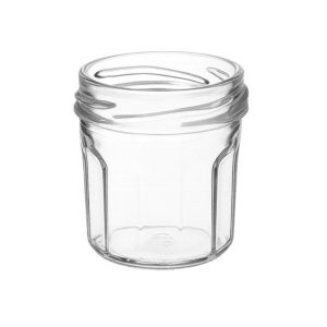 Pot verre ménage bague 48TO 44 mL Verre Blanc 9 Facettes