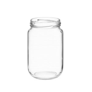 Pot verre miel bague 63TO 385 mL Verre Blanc Cylindrique