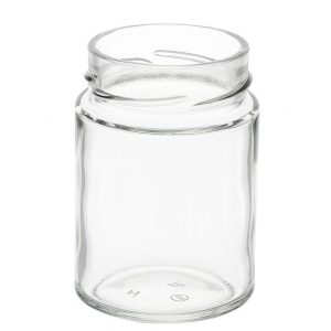 Pot verre premium droit jupe haute bague 58TOD 135 mL Verre Blanc Cylindrique