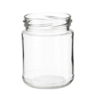 Pot verre standard réserve cylindrique bague 63TO 228 mL Verre Blanc Cylindrique
