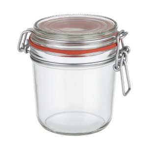 Pot en verre 167 ml cylindrique 'Canette', bague : 66 mm