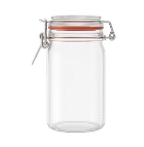 Pot verre à ouverture mécanique Canette diamètre 66mm cylindrique 277 mL Verre Blanc Cylindrique