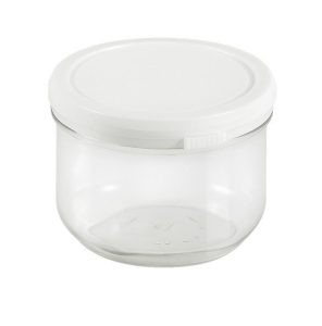 Pot verre cylindrique bague 82EU 245 mL Verre Blanc Cylindrique