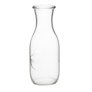 Pot verre Weck carafe, diamètre 60mm 1062 mL Verre Blanc Carafe