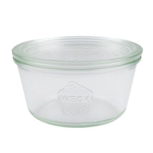 Pot verre Weck droit, diamètre 100mm 290 mL Verre Blanc Droit