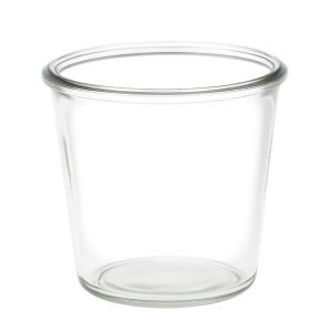 Pot verre Weck droit, diamètre 100mm 580 mL Verre Blanc Droit
