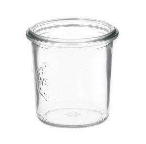Pot verre Weck droit, diamètre 60mm 140 mL Verre Blanc Droit