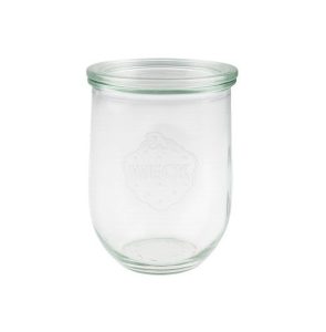 Pot verre Weck tulipe, diamètre 100mm 1062 mL Verre Blanc Tulipe