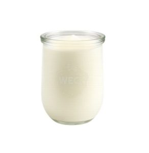 Pot verre Weck tulipe, diamètre 100mm 1062 mL Verre Blanc Tulipe yaourt