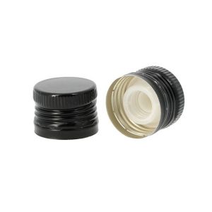 Bouchon PP31.5 préfileté aluminium verseur noir