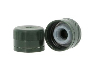 Bouchon PP31.5 strié PE verseur vert