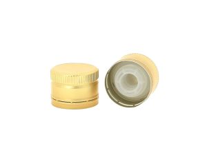 Bouchon PP31.5 lisse aluminium verseur