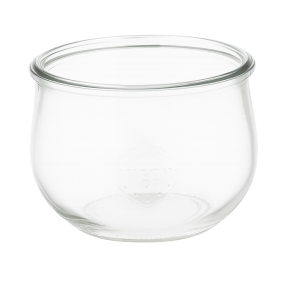 Pot verre Weck tulipe, diamètre 100mm 580 mL Verre Blanc Tulipe